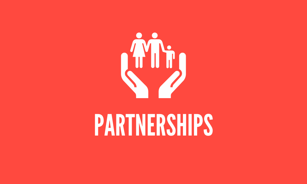 people encompassed by hands, partnerships